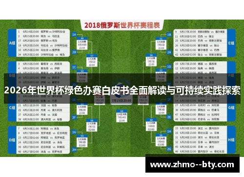 2026年世界杯绿色办赛白皮书全面解读与可持续实践探索
